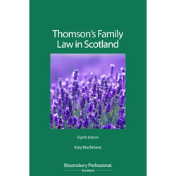 ISBN Thomson's Family Law in Scotland book English Paperback 504 pages