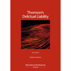 ISBN Thomson's Delictual Liability, English, Paperback, 408 pages