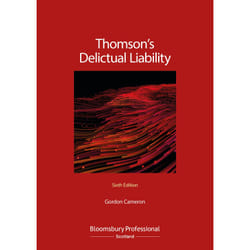 ISBN Thomson's Delictual Liability book English Paperback 408 pages