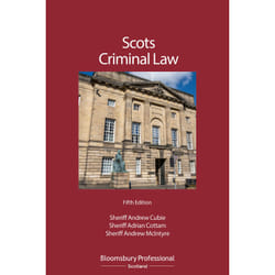 ISBN Scots Criminal Law book English Paperback 408 pages