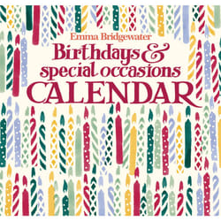 Emma Bridgewater Birthday Candles Perpetual Midi Calendar Month Per View