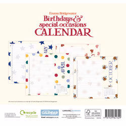Emma Bridgewater Birthday Candles Perpetual Midi Calendar Month Per View