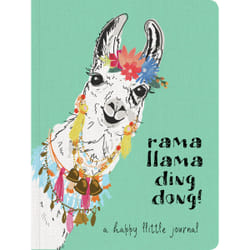 ISBN Rama Llama Ding Dong Textured Paperback Journal book Health, mind & body English 160 pages