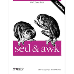 O'Reilly sed & awk, 2nd Edition software manual 434 pages