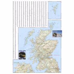 United Kingdom adv. ng r/v (r) wp scale: 1/825 (National Geographic Adventure Travel Maps)