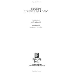 ISBN Hegel’s Science of Logic
