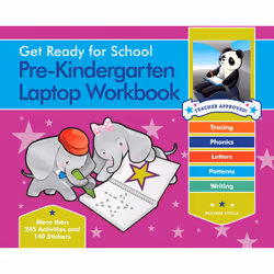 ISBN Get Ready for School Pre-Kindergarten Laptop Workbook, Children's, English, 194 pages