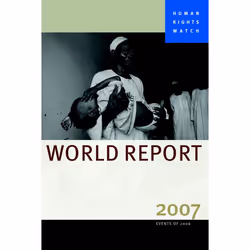 ISBN Human Rights Watch World Report 2007, Paperback, 576 pages
