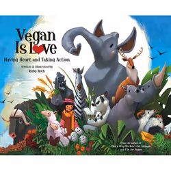 ISBN Vegan Is Love, English, Hardcover, 44 pages
