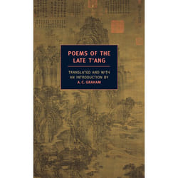 ISBN Poems of the Late T’ang