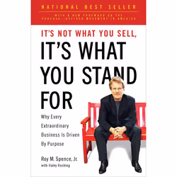 ISBN It’s Not What You Sell, It’s What You Stand For, Paperback, 336 pages