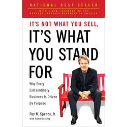 ISBN It’s Not What You Sell, It’s What You Stand For