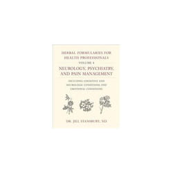 ISBN Herbal Formularies for Health Professionals. Volume 4 Neurology, Psychiatry, and Pain Management, In