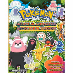 ISBN Pokémon Alola Region Sticker Book, English, Trade Paperback, 136 pages
