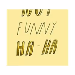 ISBN Not Funny Ha-Ha, Comics & graphic novels, English, Hardcover, 200 pages