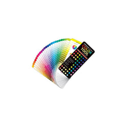Ultimate 3-In-1 Color Tool: -- 24 Color Cards with Numbered Swatches -- 5 Color Plans for Each Color -- 2 Value Finders Red & Green