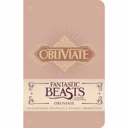 ISBN Fantastic Beasts and Where to Find Them: Obliviate Hardcover Ruled Notebook, English, Hardcover, 192 pages