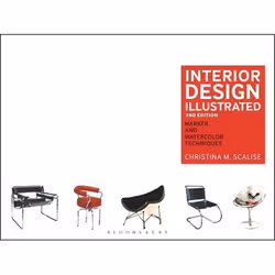 ISBN Interior Design Illustrated (Marker and Watercolor Techniques), English, Paperback, 432 pages