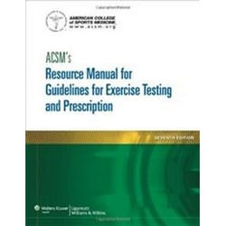 ISBN ACSM's Resource Manual for Guidelines for Exercise Testing and Prescription (Ascms Resource Manual f book Educational English