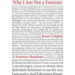 Penguin Random House Why I Am Not A Feminist: A Feminist Manifesto book Spanish Hardcover 176 pages