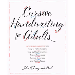 ISBN Cursive Handwriting for Adults, Art & design, English, Paperback, 144 pages
