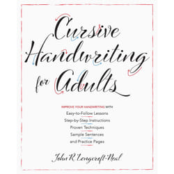 ISBN Cursive Handwriting for Adults book Art & design English Paperback 144 pages