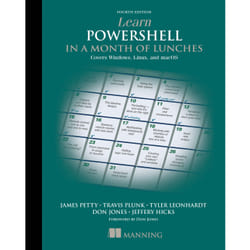 ISBN Learn PowerShell in a Month of Lunches, Fourth Edition
