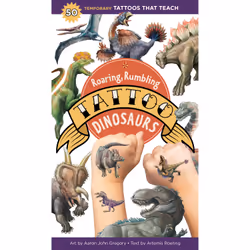 Hachette Book Group Roaring, Rumbling Tattoo Dinosaurs, White, Children, Any gender, 50 pc(s)