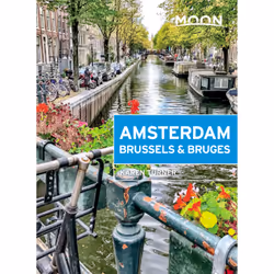 ISBN Moon Amsterdam, Brussels & Bruges, Travel, English, Paperback, 400 pages
