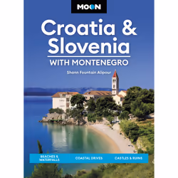 ISBN Moon Croatia & Slovenia: With Montenegro, Travel, English, Paperback, 496 pages