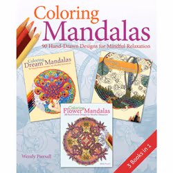 ISBN Coloring Mandalas 3-in-1 Pack, Art & design, English, Paperback, 192 pages