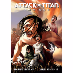 ISBN Attack on Titan Omnibus 4 (Vol. 10-12), English, Paperback, 576 pages