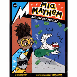 ISBN Mia Mayhem and the Cat Burglar, English, Paperback, 128 pages