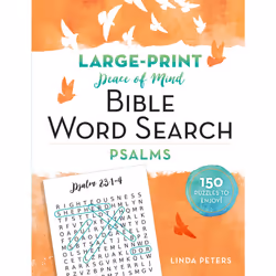 ISBN Peace of Mind Bible Word Search: Psalms, English, 216 pages