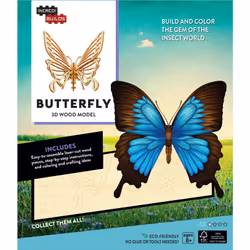 ISBN IncrediBuilds: Butterfly 3D Wood Model, English, Trade Paperback, 16 pages