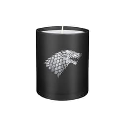 Game of Thrones House Stark Large Glass Candle by Insight Editions