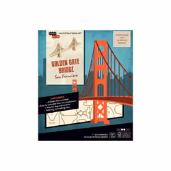 IncrediBuilds San Francisco Golden Gate Bridge Book and 3D Wood Model by Insight Editions