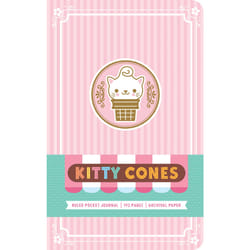 ISBN Kitty Cones Ruled Pocket Journal