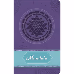 ISBN Mandala Hardcover Ruled Journal, English, 192 pages