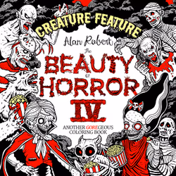 ISBN The Beauty of Horror 4: Creature Feature Coloring Book, English, Paperback, 88 pages