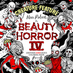 ISBN The Beauty of Horror 4: Creature Feature Coloring book English Paperback 88 pages