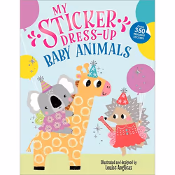 Sourcebooks My Sticker Dress-Up: Baby Animals, Animals, English, Paperback, 44 pages