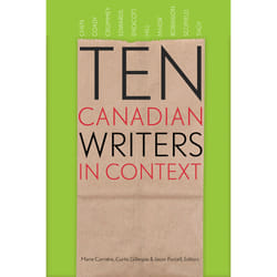 The University of Alberta Press Ten Canadian Writers in Context book Poetry English 216 pages