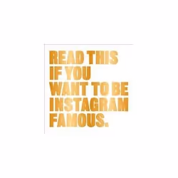 ISBN Read This if You Want to Be Instagram Famous, Photography, English, 128 pages