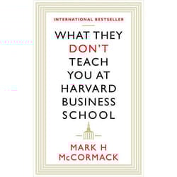 Allen & Unwin What They Don't Teach You At Harvard Business School book Business & finance English Paperback 256 pages