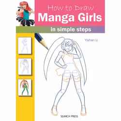 ISBN How to Draw: Manga Girls, Paperback, 32 pages