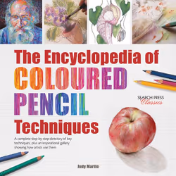 ISBN Encyclopedia of Coloured Pencil Techniques, The, Paperback, 176 pages