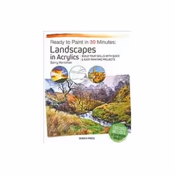 ISBN Ready to Paint in 30 Minutes: Landscapes in Acrylics, Art & design, English, 128 pages