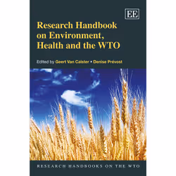 ISBN Research Handbook on Environment, Health and the WTO, English, Paperback, 880 pages