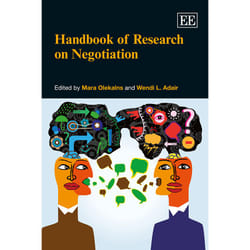 ISBN Handbook of Research on Negotiation